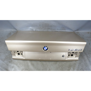 BMW E34 5-Series Trunk Lid Deck Lid Kashmir Beige 301 w Toolbox OEM 1989-1995