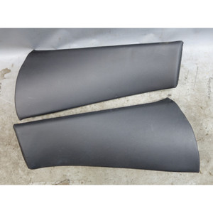 11-17 BMW F25 X3 SAV Rear Seat Backrest Side Bolster Pair Black Leather OEM