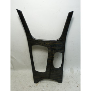 2011-2014 BMW F25 X3 Front Center Console Wood Trim Fine Line Wave OEM