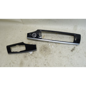 BMW F25 X3 F26 X4 Dashboard Wood Trim Panel Pair Piano Black OEM 2011-2014