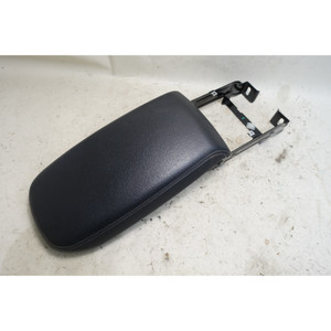 2011-2018 BMW F25 X3 F26 X4 Front Center Armrest Black Nevada Leather OEM