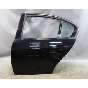 2006-2011 BMW E90 3-Series Sedan Left Rear Door Shell Bare Jerez Black OEM