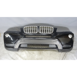 11-14 BMW F25 X3 Factory Front Bumper Cover Trim Black Sapphire 475 PDC OEM