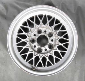 BMW E34 5-Series E32 Factory Style 5 One-Piece Cross-Spoke Alloy Wheel 1988-1995
