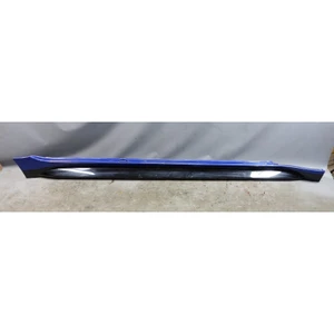 21-25 BMW G80 M3 Sedan Right Outside Side Skirt Rocker Panel Portimao Blue OEM
