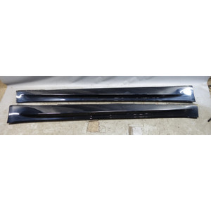 08-11 BMW E90 M3 Sedan Factory Outside Side Skirt Rocker Panel Jerez Black OEM