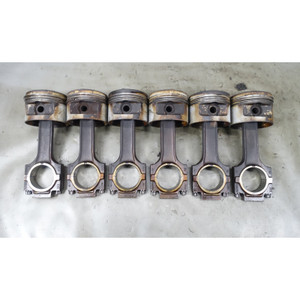 BMW E30 325i E34 M20B25 Pistons & Connecting Rods Set of 6 1989-1993 OEM