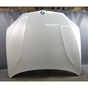 14-19 BMW X5 X6 Hood Panel Bonnet Mineral White F15 F16 F85 F86 OEM