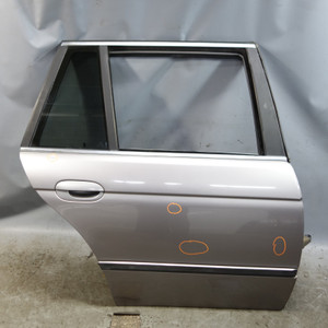 BMW E39 5-Series Touring Wagon Right Rear Passenger Door Shell Silver OEM 99-03