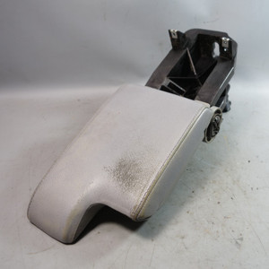 1999-2006 BMW E46 3-Series Front Center Armrest Grey Leather Storage OEM
