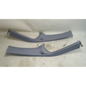 Damaged 99-03 BMW E39 Touring Rear D-Pillar Trim Cover Pair Grey OEM