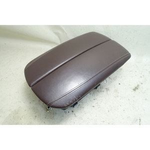 2014-2018 BMW F15 X5 Front Center Console Armrest Mocha Nappa Leather OEM