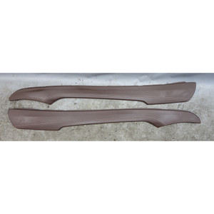 14-18 BMW F15 X5 Center Console Side Trim Pair Mocha Brown Napa Leather OEM