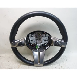 03-08 BMW E85 E86 Z4 Sport Leather Steering Wheel Multifunction Chrome Line OEM
