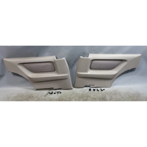 95-99 BMW E36 318ti Compact Rear Interior Side Trim Panel Pair Grey Cloth OEM