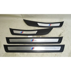 BMW F10 5-Series M Sport Door Sill Entrance Trim Set OEM 2011-2016 *Damage*