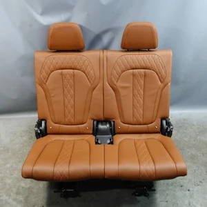 19-21 BMW G07 X7 3rd Row Rear Seat Assembly Folding Bench Tartufo Leather OEM