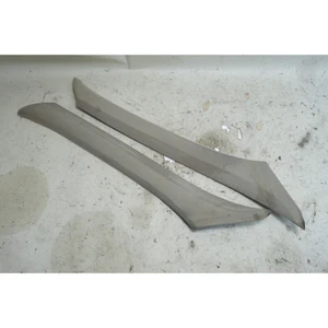 BMW E34 5-Series Front Windshield A-Pillar Cover Pair Parchment Beige 1991-1995