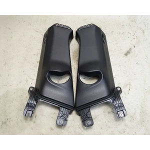 BMW G42 2-Series G87 M2 B-Pillar Column Trim Covers Pair Black OEM 2022-2026
