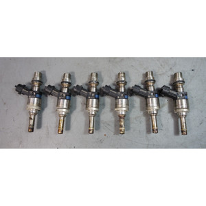 2010-2016 Porsche 970 Panamera Fuel Injector Set of 6 Base 4 S 4S GTS OEM Blue