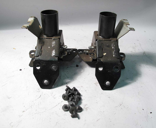 1997-2002 BMW Z3 Roadster Roll Bar Support Bracket Pair with Bolts Factory OEM
