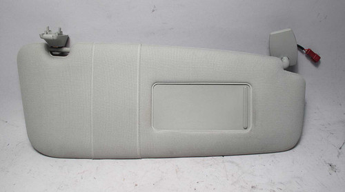 BMW E60 5-Series Right Pass Sun Visor Grey Cloth Illumination 2004-2010 USED OE