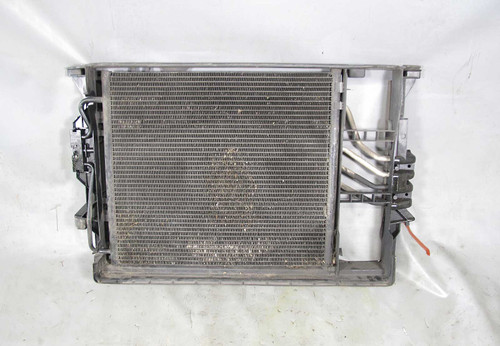 BMW E38 7-Series Early Air Conditioning Condenser w Steering Trans Cooler Frame