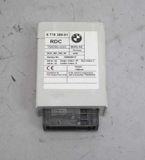 BMW E83 X3 SAV RDC Tire Pressure Monitoring TPMS Control Module 2006-2010 USED