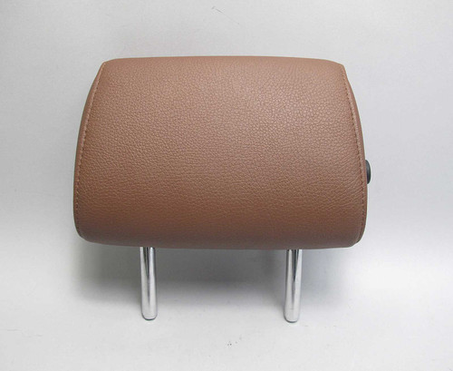 BMW F10 5-Series Factory Rear Center Head Rest Restraint Cotton Brown Leather OE