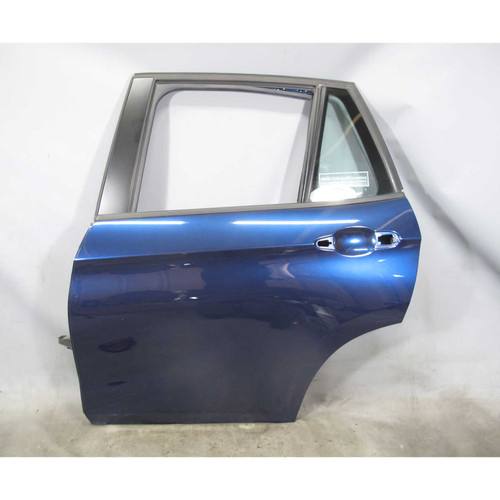 2013-2015 BMW E84 X1 SAV Left Rear Drivers Exterior Door Shell Deep-Sea Blue OEM