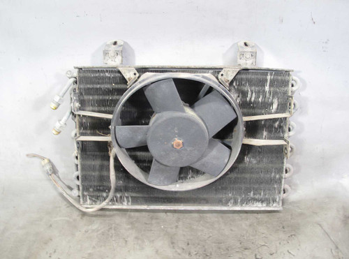 1975-1978 BMW E12 530i Air Conditioning AC Condensor w Electric Aux Fan OEM