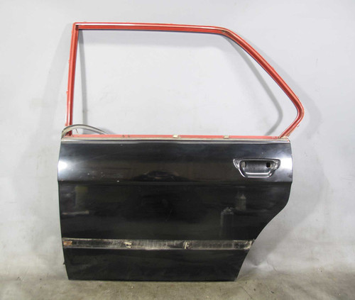 1975-1981 BMW E12 5-Series Left Rear Drivers Exterior Door Shell Panel Black OEM