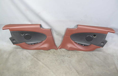 2006-2010 BMW E63 650 Coupe Rear Lateral Interior Trim Panel Chateau Red Leather