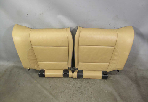 2008-2013 BMW E93 M3 Convertible Rear Seat Bottom Bench Bamboo Beige Leather OEM