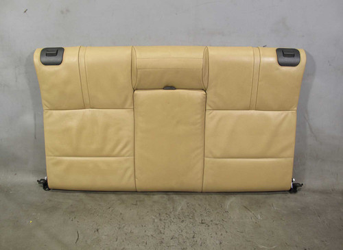 2008-2013 BMW E93 M3 Convertible Rear Seat Backrest Pad Bamboo Beige Leather OEM