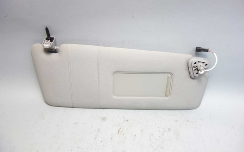 2006 BMW E53 X3 SAV Right Front Passengers Sun Visor Grey Vinyl w Mirror OEM