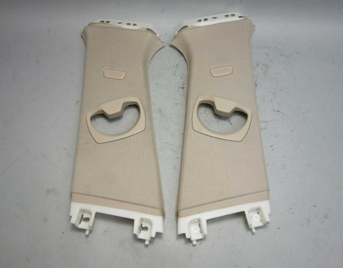 2012-2017 BMW F30 3-Series F31 4door B- Pillar Column Upper Covers Oyster Beige