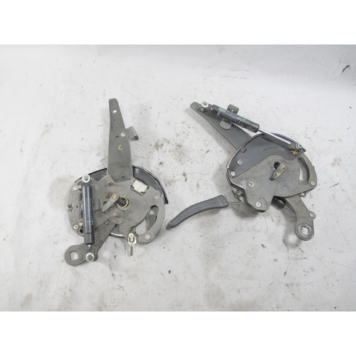 1984-1991 BMW E30 Passenger Seat Recline Angle Bracket Lever Gear Pair w Pistons