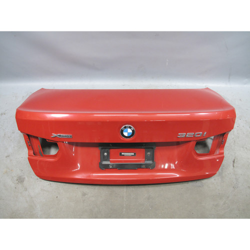 2012-2017 BMW F30 3-Series Rear Trunk Deck Lid Melbournerot Metallic Panel OEM 2012-2017 BMW F30 3-Series Rear Trunk Deck Lid Melbournerot Metallic Panel OEM