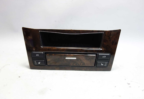 2008-2010 BMW E60 5-Series E61 Front Center Ashtray w Wood Trim Dark Poplar OEM