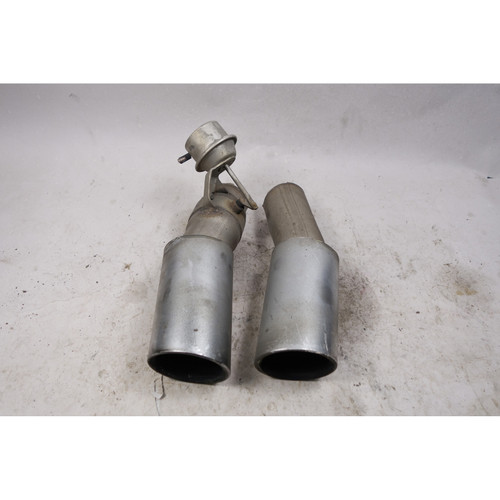 2007-2010 BMW E90 335i 335xi N54 Factory Rear Exhaust Muffler Tips w Valve OEM