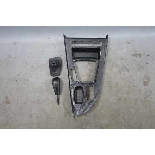 2009-2016 BMW E89 Z4 Roadster Center Console Trim w/ Gear Shifter Carbon Vinyl