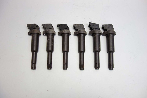 2006-2007 BMW E90 3-Series N51 N52 6-Cylinder Ignition Coil Set of 6 Bosch OEM