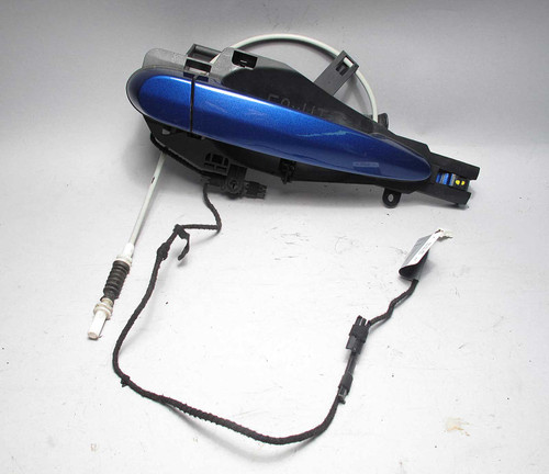 BMW E90 E92 Right Rear Pass Exterior Door Handle w Light Montego Blue 2006-2013