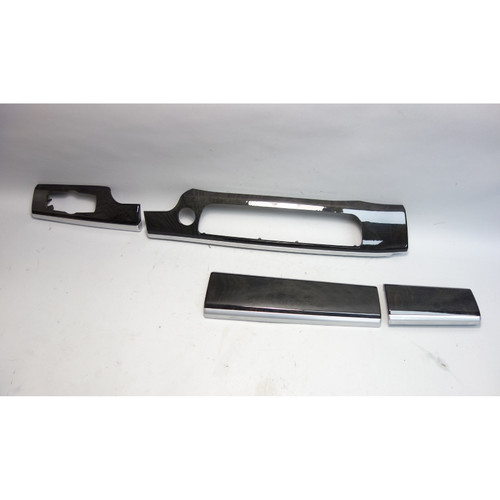 2009-2015 BMW F01 7-Series Front Dashboard Wood Trim Set Anthracite Ash OEM