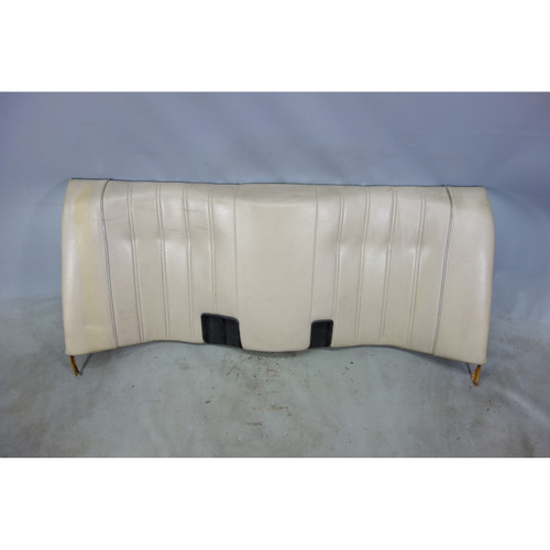 1984-1985 BMW E30 3-Series Coupe Sedan Rear Seat Backrest Pearl Beige Vinyl OEM