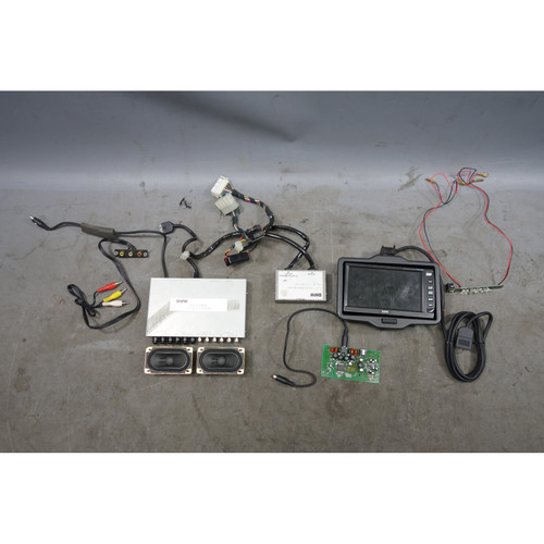 2000-2006 BMW E53 X5 Factory Rear DVD Entertainment System Screen Player Set OE
