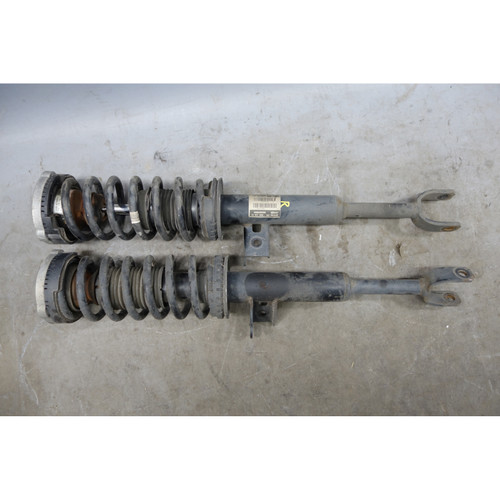 2011-2013 BMW F10 550i Hybrid 5 2WD Front Axle Strut Assembly Pair w Springs OEM