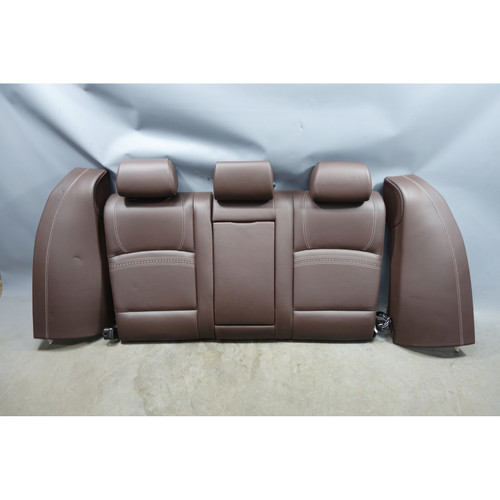 2014-2016 BMW F10 5-Series Sedan Rear Folding Seat Backrest Mocha Leather Heat