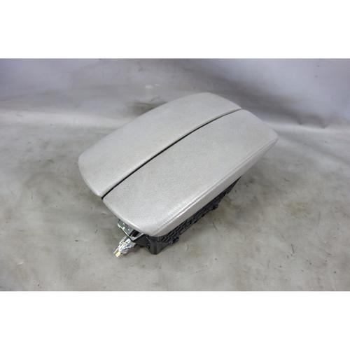 2007-2013 BMW E70 X5 SAV Front Center Console Armest Grey Leather OEM